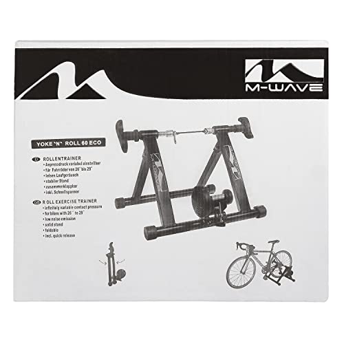 Rodillo para entrenamiento M-Wave negro ideal para entrenar ciclismo en casa 4