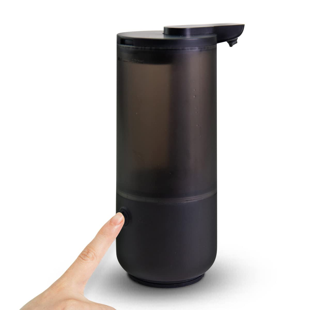 Bernstein Dispenser di sapone automatico SP1 con sensore, senza contatto, 250 ml, classe di protezione IPX6, dosatore automatico, dispenser di sapone nero