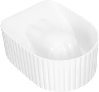 Acrylic Nail Soaking Bowl for Manicure Ergonomic Hand Rest Design for Nail Art Polish Remover and Treatment Ideal for Home and Salon Use 5.51 X 4.33 X 2.36 Inches