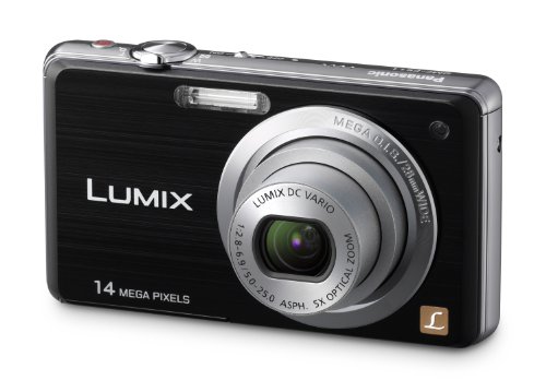 Panasonic LUMIX DMC-FS11EG-K Digitalkamera (14 Megapixel, 5-fach opt. Zoom, 6,86 cm Display, Bildstabilisator) schwarz
