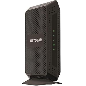 NETGEAR Cable Modem CM600 – Compatible with All Cable Providers Including Xfinity by Comcast, Spectrum, Cox | for Cable Plans Up to 400 Mbps | DOCSIS 3.0 (Renewed)