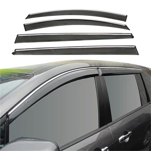 Déflecteurs de ventilation de fenêtre pour Mazda 8 en polycarbonate moulé