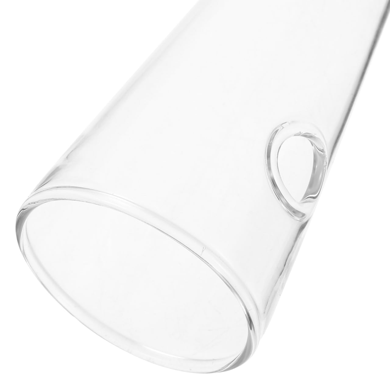 BESTOYARD Lot de 2 vases hydroponiques en verre pour propagation - Vase mural pour terrarium - Tubes de propagation pour plantes aériennes - Vases en verre à suspendre au mur - Vase en forme de cône -
