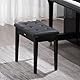 VEVOR Klavierhocker 560 x 350 x 485 mm, Klavierbank, Keyboard-Klavierstuhl mit gepolstertem Kissen, Ablagefach für Notenbücher, Pianobank, Hockersitz, für Schminktisch, Wohnzimmer, Schlafzimmer