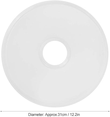 Miniatura 3 de Bandejas de cuero de frutas, 1 unidad de 12.2 pulgadas, bandejas de cuero de frutas de silicona blanca para deshidratador de alimentos, hojas