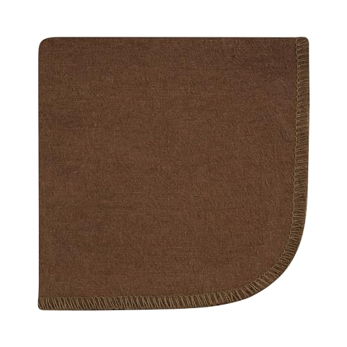 Image of Hudson Baby Unisex Baby Flannel Cotton Poly Washcloths, Wild Buffalo 10 Pack, One Size