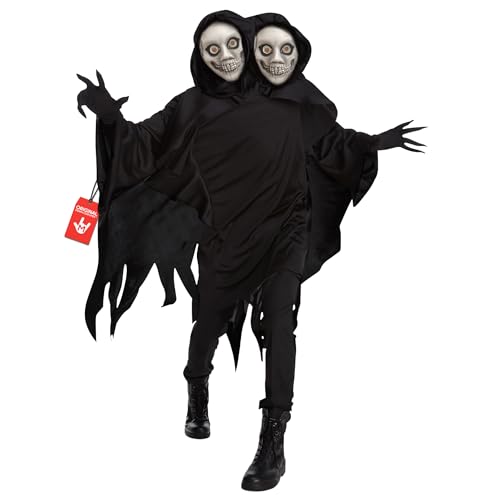 Morph Disfraz Fantasma Hombre, Traje Cara de Fantasma, Perfecto para Fiestas de Halloween, L