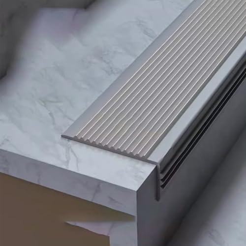 Protecteur de bord d'escalier en forme de L en plastique PVC haute densité