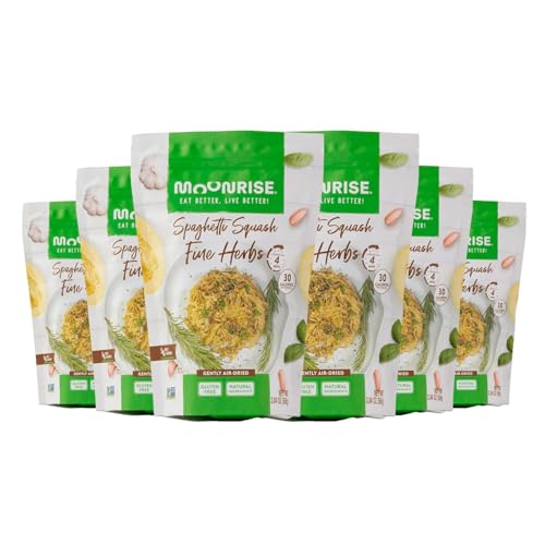 Moonrise Organic Dried Spaghetti Squash | Low-Carb Vegetable Pasta |