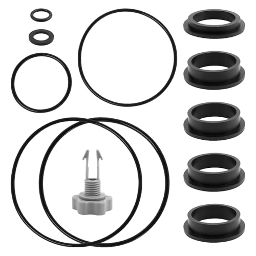 Apopip Upgraded Replacement Repair Set for Sand Filter Pumps in Above Ground Pools, Pool Filter Pump Gaskets Replacement for Intex Air Release Valve & O-Rings