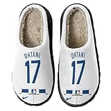 [ゆき] 大谷翔平 スリッパ 室内 ルームシューズ 冬 ボア 厚底 洗える 滑り止め 起毛 暖かい 歩きやすい メンズ レディース おしゃれ キャラクター