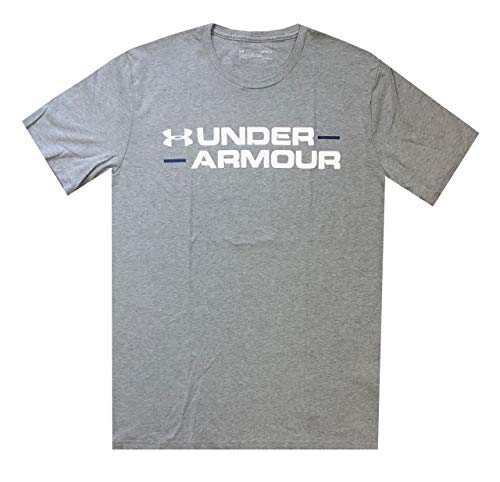 Under Armour Mens HeatGear Logo Graphic Cotton T-Shirt (XL, Grey)