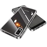 【FULEEYUHN】AQUOS wish3 ケース クリア 軽量 薄型 黄変防止 ウィッシュ3 カバー 透明 SH-53D SH-M25 対応 スマホケース 上質TPU素材 米軍MIL規格取得 柔らかい手触［耐衝撃 レンズ保護 傷防止 落下防止 耐久性］ストラップホール付き(クリア)