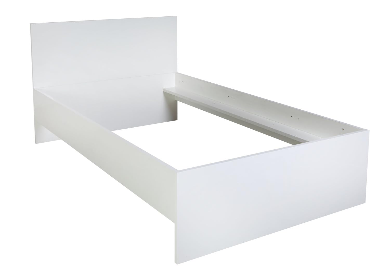 Composad | Letto Singolo della Linea ESPRESSO per Cameretta, Struttura per Materasso da 120x200 cm, Letto Bambini e Ragazzi, (LxAxP): 125,8x93,5x206,2 cm, Bianco Laccato