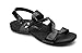 Vionic Rest Paros Women Open-Toe Synthetic White Slingback Sandal Black Patent 8