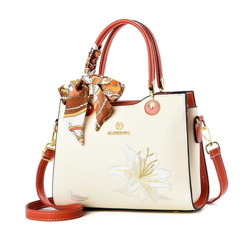 Sac epaule chic blanc multipoches style crossbody bag tendance pour femme