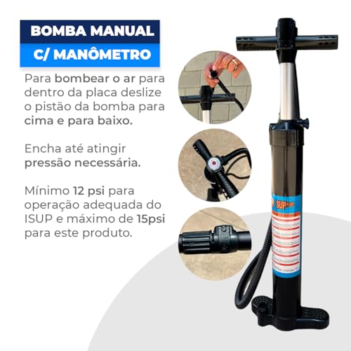 Prancha Stand Up Paddle Inflável Bomba 10.6 Pés
