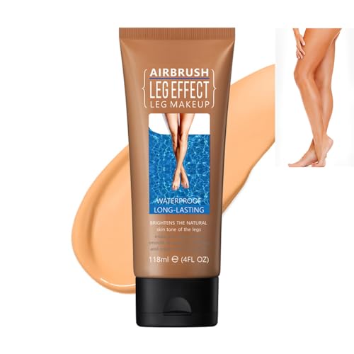 Waterproof Leg & Body Makeup - No Transfer, Covers Varicose Veins, Scars, and Tattoos for All Skin Tones, 4 fl oz (03#Bronze, 1 Piece)