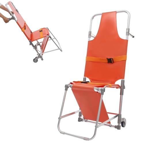 Sollevatore portatile per anziani e disabili, barella di emergenza multifunzionale con 2 ruote, supporta fino a 159 kg per una mobilità sicura a casa