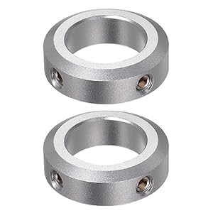 QUARKZMAN 2Stk Stellringe Stellringe welle 22mm Bohrung 35mm AD 10mm Breite Wellensicherungsring Tiefenanschlagringe für Rad Schubkarre Axle Getriebe Montagen CNC Maschine Werkzeuge