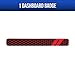 Steering Wheel Emblem Kit Compatible with 2015-2020 Dodge Charger | 3D Domed Badge Overlay Decal Trim Cover Sticker Set | Charger Interior Accessories (Red)