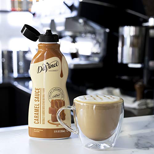 Image of DaVinci Gourmet Caramel Sauce Squeeze Bottle, 12 Ounce
