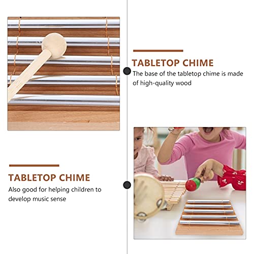 Generic Chime 5 - Opmerking Hand Chime Percussie Muziekinstrument Meditatie Bell Chime Herinneringsbel voor gebed, Yoga… - Image 6