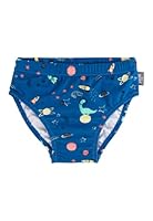 Sterntaler Badehose Weltraum – UV-Schutz 50+ Schwimmhose Jungen – Baby Badehose mit Space-Motiv & Windeleinsatz bis Größe 86/92, Bademode für Schwimmbad und Strand – königsblau, Größe 104