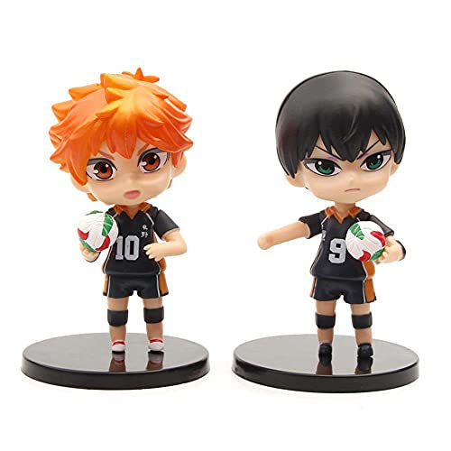 Zaroter Set Of 6 Pieces Haikyu!! Volleyball Shoyo Hinata Tobio Kageyama Kenma Kozume Collection Anime Action Figure Set #TOP1