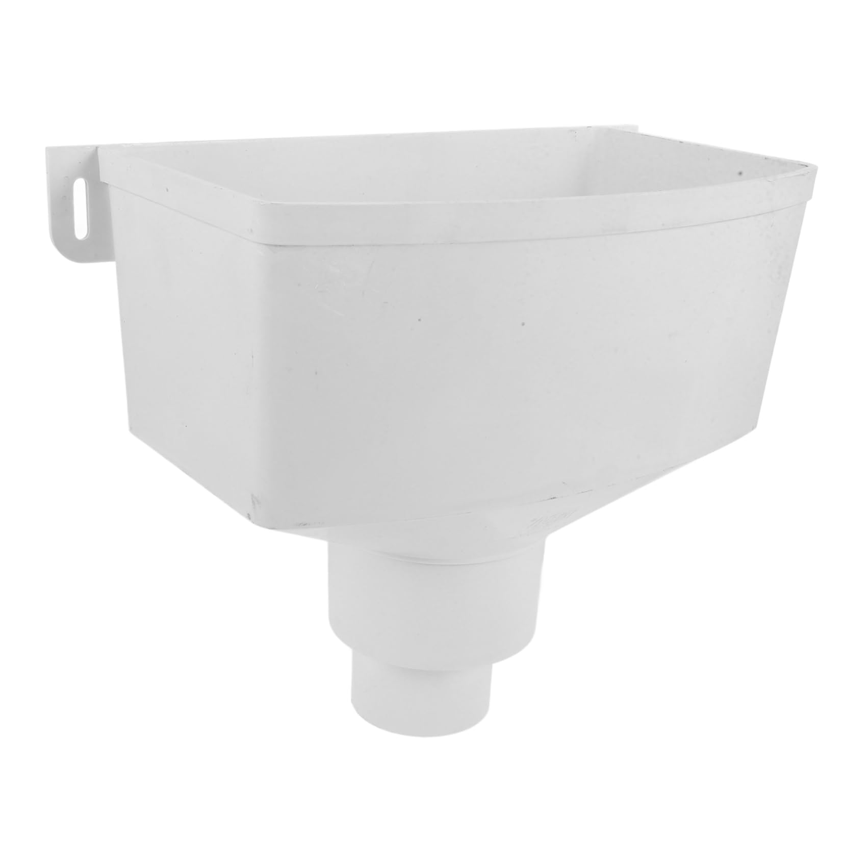 Blanco Conector 110 Bajante Pvc de Canalón de 75 y Lluvia