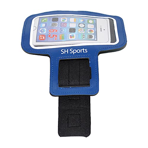 Arm Cellphone Holder Case for iPhone & Android, for Running, Gym Fitness , Sports, Workout (Blue)