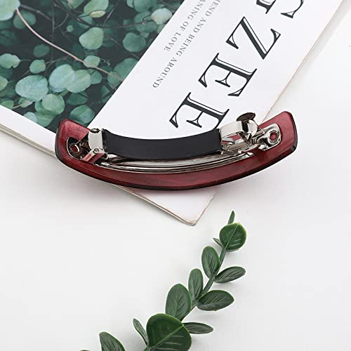 Retro Large Hair Barrettes for Women, Hair Clips French Clip Barrettes Exquisite Hair Clips for Women Ladies, pack of 6 (Classic Pattern) image 3