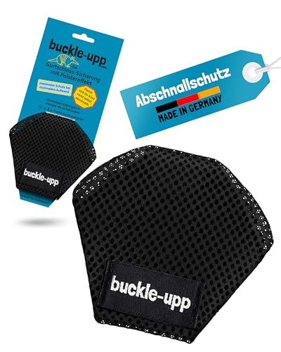 buckle-upp Anti-Escape System für den Kinder-Autositz - Kindersicherheit und Abschnallschutz - Gurtschloss-Sicherung für Kinder - Verhindert das Abschnallen beim Autofahren (schwarz)