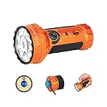 OLIGHT Marauder Mini LED Rechargeable Ultra Bright Flashlight 7000 Lumens, High Lumens Floodlight Spotlight Long Range 600 Meters for Search and Rescue, Emergency, Hunting (Orange)