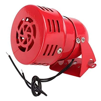 JD Enterprises MS-190 Industrial Motor Siren, 220V, 100 Metre Sound Range, Red, Small-image-5