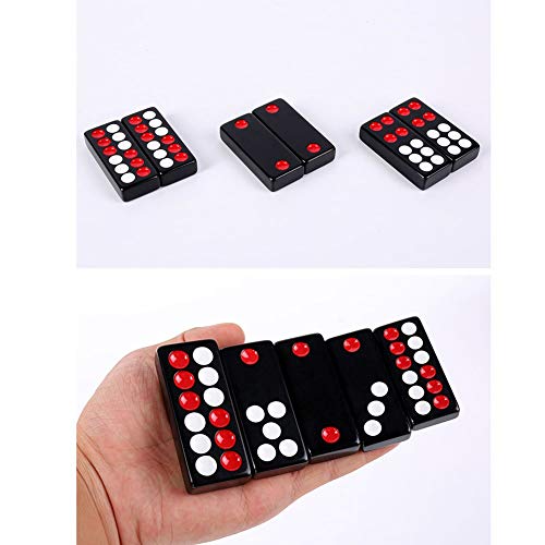 Pai Gow Juego de Mesa con 22 Fichas Negro miniatura 3