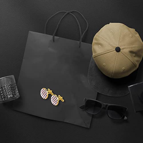 Kerstboom patroon Manchetknopen voor mannen set gepersonaliseerd - Image 7