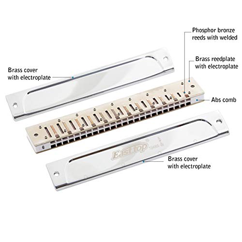 East Top Tremolo Harmonica Key Of G thumb #2