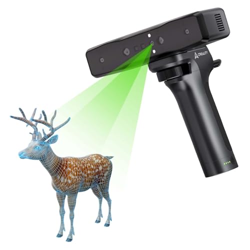 Creality CR-Scan Otter Lite 3D Scanner+Lite Bridge:Handheld Wireless Scanner for Car,Body,3D Printing | 0.05mm Accuracy,
