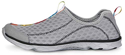 Zhuanglin Men's Quick Drying Aqua Water Shoes Gray 10