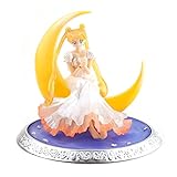 ღ【Sailor Moon Figure】Questo personaggio è un'ispirazione dinamica e stimola l'immaginazione. È un must per tutti gli amanti dei modelli di personaggi dei cartoni animati. Può essere usato come regalo per fan a cui piace Sailor Moon.