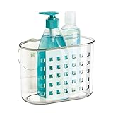 iDesign Plastic Suction Shower Caddy Basket Thumb #4