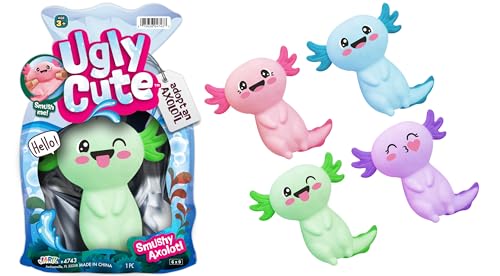 JA-RU Ugly Cute Axolotl Squishy Toy (1 Pack) – Squishy Axolotl Toys 4743-1