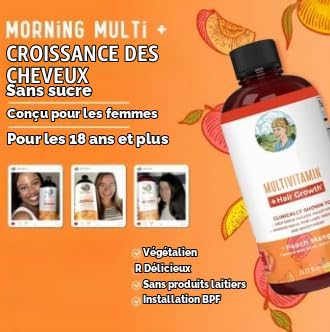 Multivitamine pour femmes - Améliore les rides du visage pour les femmes - Augmente l'épaisseur des cheveux pour les femmes