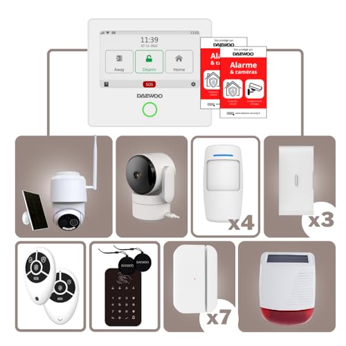 Sistema De Seguridad Am343 Con Central Am301, Contactores De Puerta, Detector De Movimiento, Cámaras Y Sirena Solar Exterior Sistema De Seguridad Am343 Con Central Am301, Contactores De Puerta, Detector De Movimiento, Cámaras Y Sirena Solar Exterior