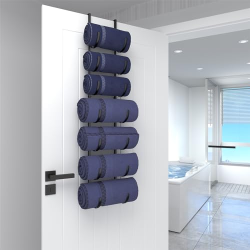 Xrmao Upgrated 7-Tier Over The Door Towel Racks thumb #7