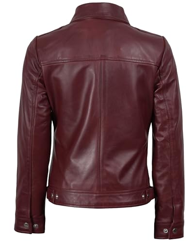 fjackets Real Lambskin Leather Jackets Womens Shirt Collar Style Women's Leather Jacket For All Season4