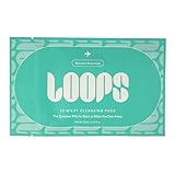 LOOPS Milky Cleanser Korean Skincare - Deep Cleansing and Hydrating Skin Care - Pre-soaked Bamboo Facial Cleansing Pads - Facial Wash with Milky Oil Complex - Oil Cleanser for Face - Gifts for Women