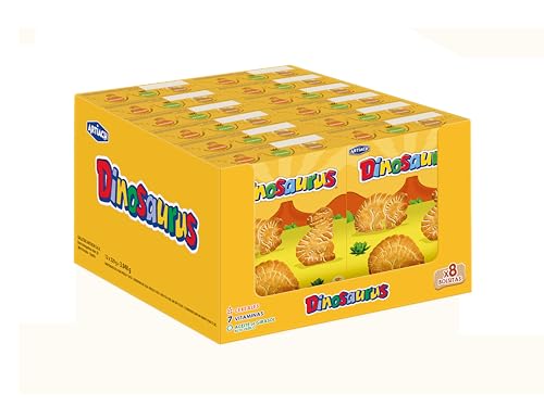 Dinosaurus - Galletas Dinosaurus Original 329g. (Pack de 12). Total 3,95kg.