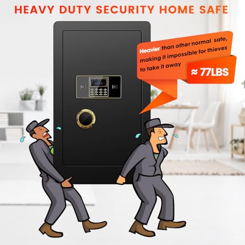 [31.5" Tall] Extra Large Home Safe Fireproof Waterproof, Heavy Duty Steel Safe Box with Fireproof Bag, Combination Lock and Inner Cabinet, Fire Proof Safes for Home Documents Valuables